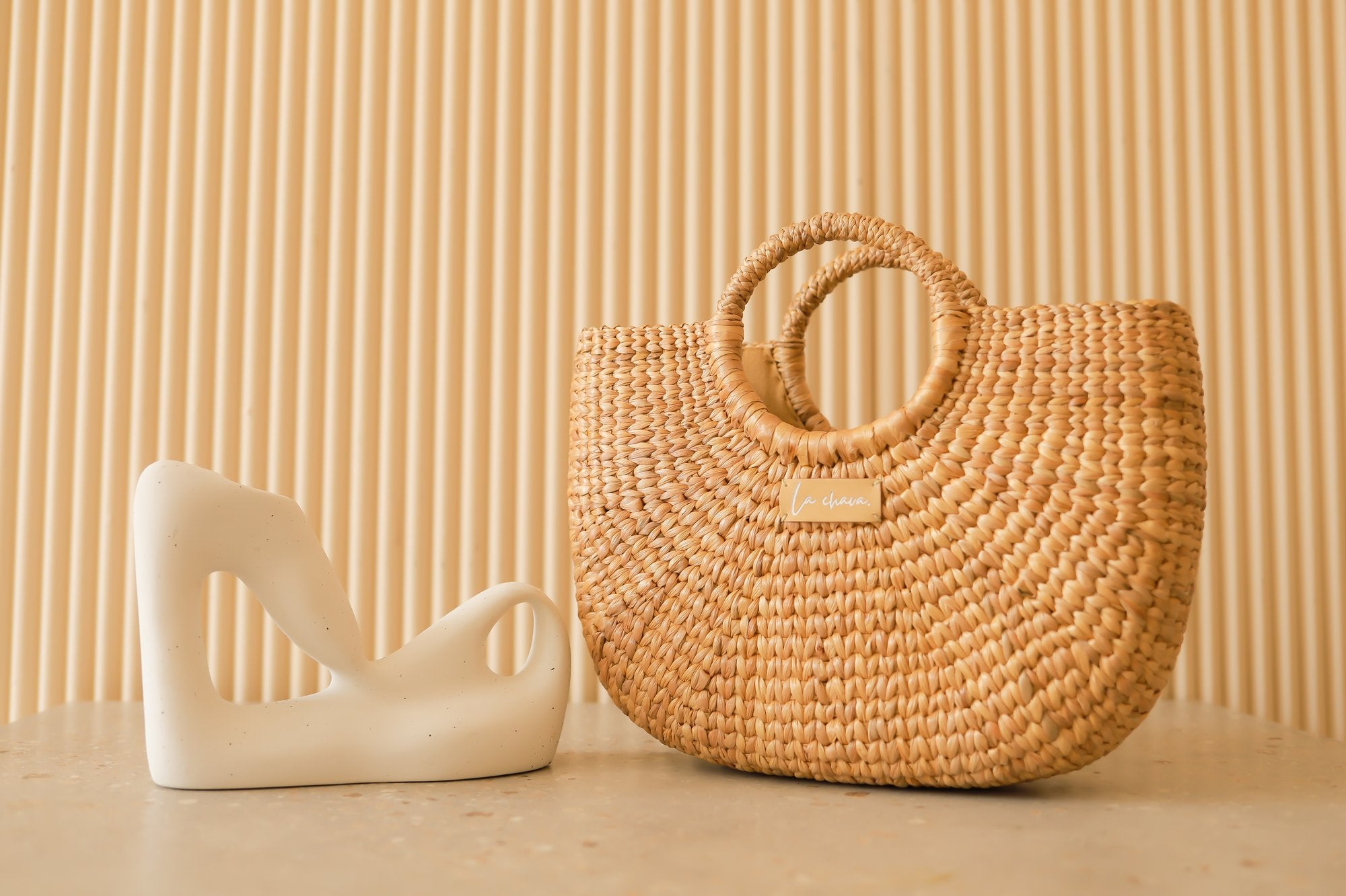 Lanta Sustainable fashion straw handmade bags