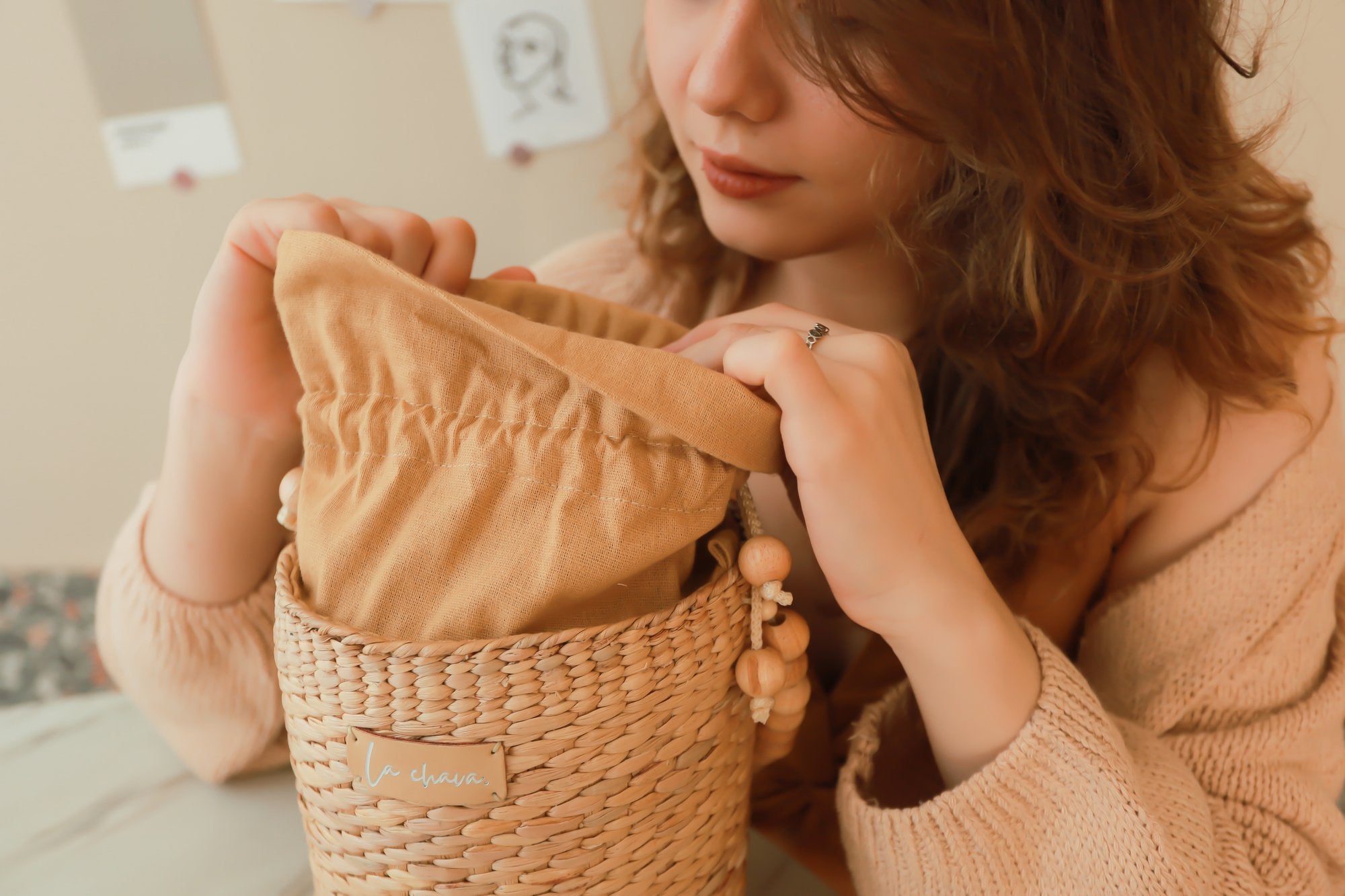 Lamai Sustainable fashion straw handmade bags