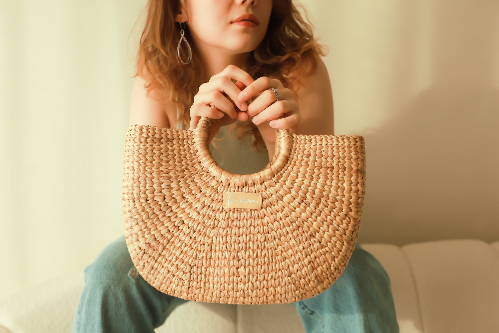 Lanta Sustainable fashion straw handmade bags